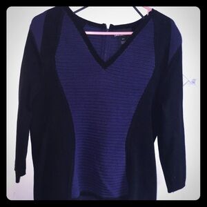 Purple/black Lane Bryant sweater